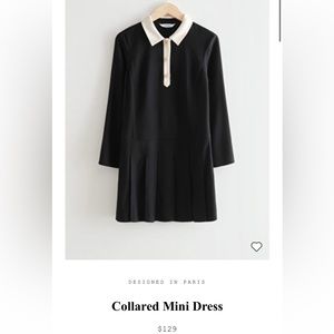 Collared Mini Dress & Other Stories